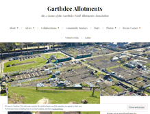 Tablet Screenshot of garthdeeallotments.org
